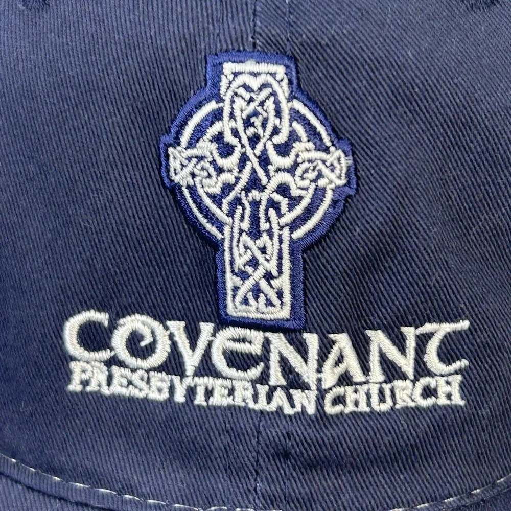 Covenant Presbyterian Church Trucker Hat Outdoor Cap Navy White‎ OSFM